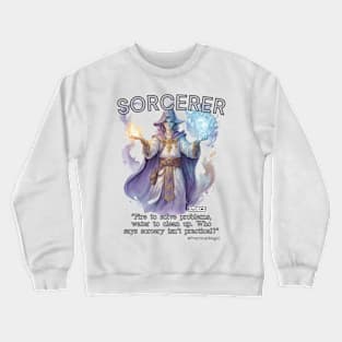 DND Dungeons & Dragons Sorcerer character Crewneck Sweatshirt